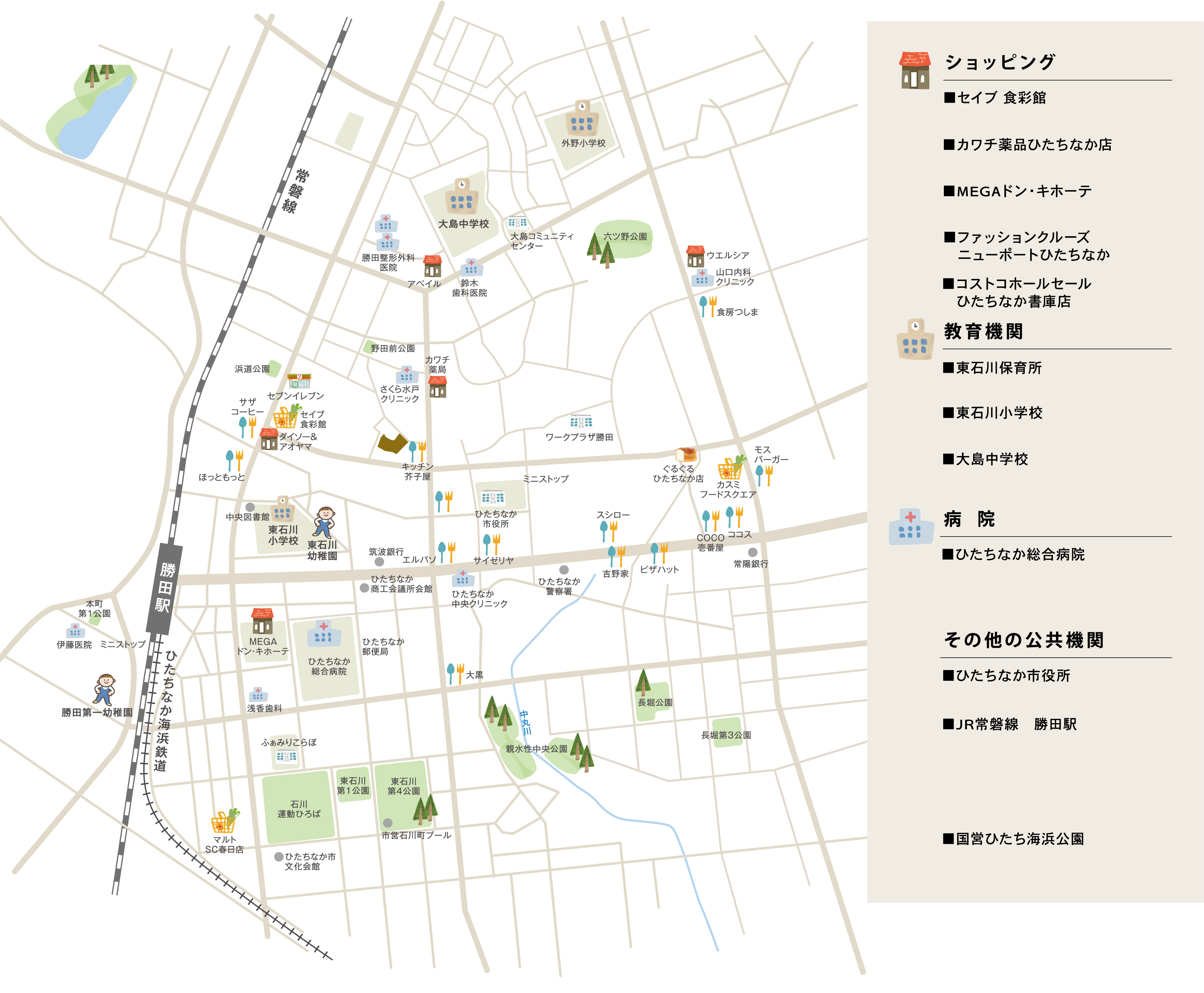 ひたちなか市地図
